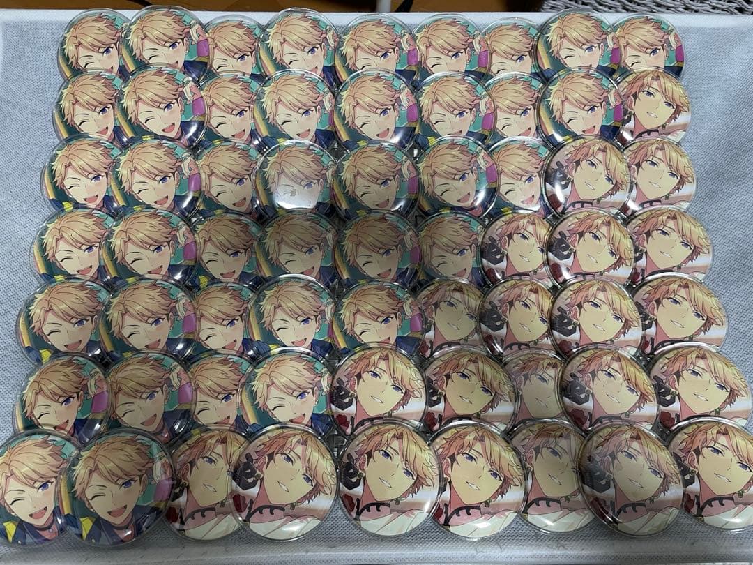 あんさんぶるスターズ　鳴上嵐　缶バッチ63個、バックセット　痛バ 鳴上嵐 痛バッグ 缶バッジ セット - メルカリ