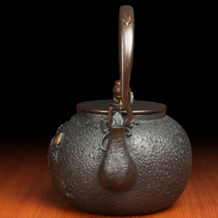 SW 松紋堂 鉄器 急須 伝統工芸 手作り 鉄分補給 鉄瓶 025