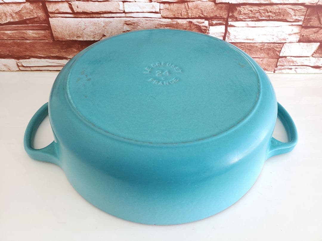 ルクルーゼ 24cm ココットジャポネーズ 廃盤カリビアンブルー - メルカリ