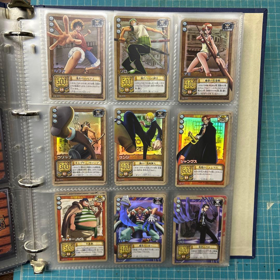 カードダスマスターズ バインダーつき ワンピースカードゲーム 当時物