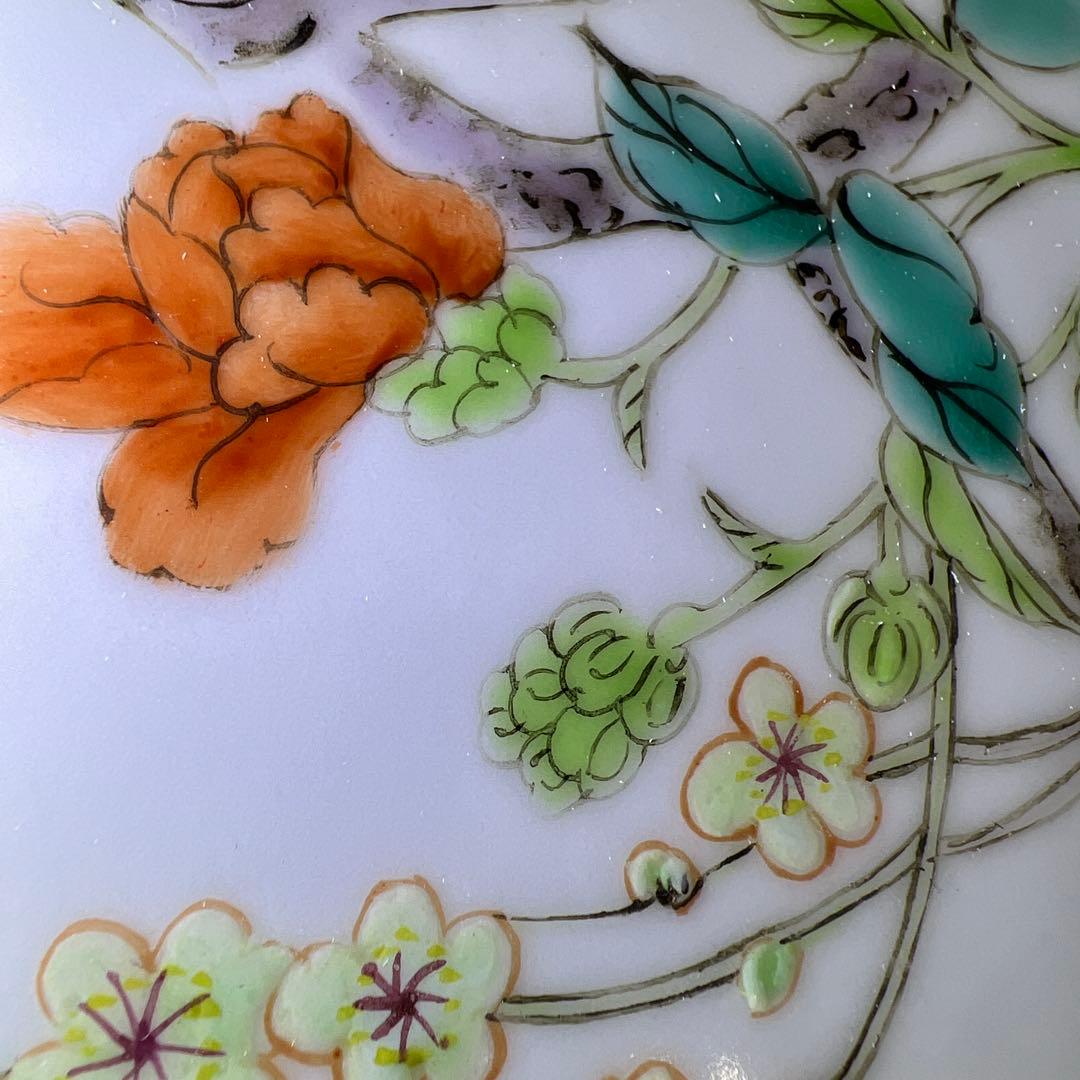 中国美術 粉彩花鳥文陶板画 東Y7-0902⭐︎2Fトヒト - メルカリ
