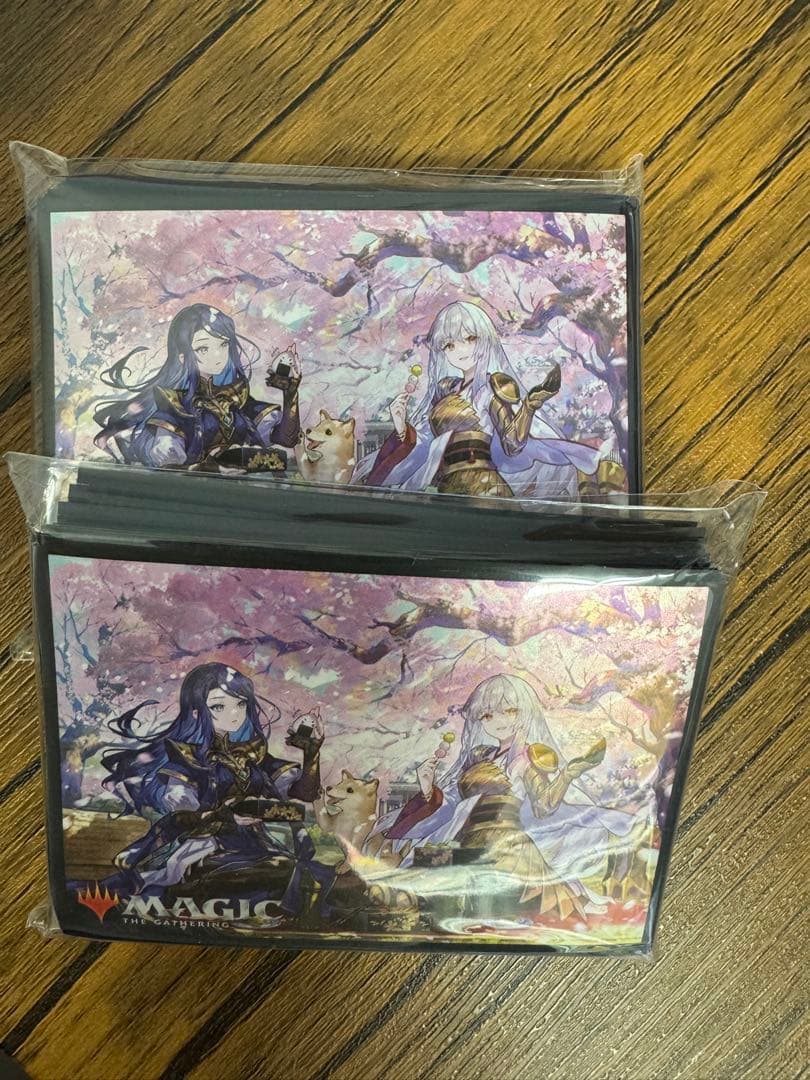 MTG 放浪皇 お花見スリーブセット　2個 放浪皇のお花見キャンペーン』4/4〜6/5実施「あたりシール」で藤ちょこ