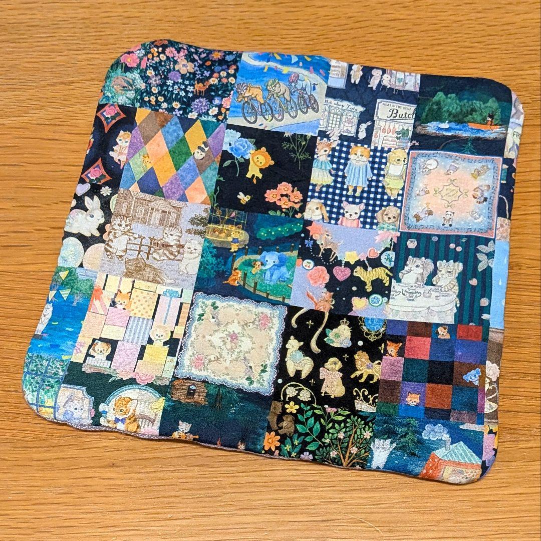 新作☆ふわふわガーゼハンカチ⭐️ユキエモン☆アニバーサリーパッチ