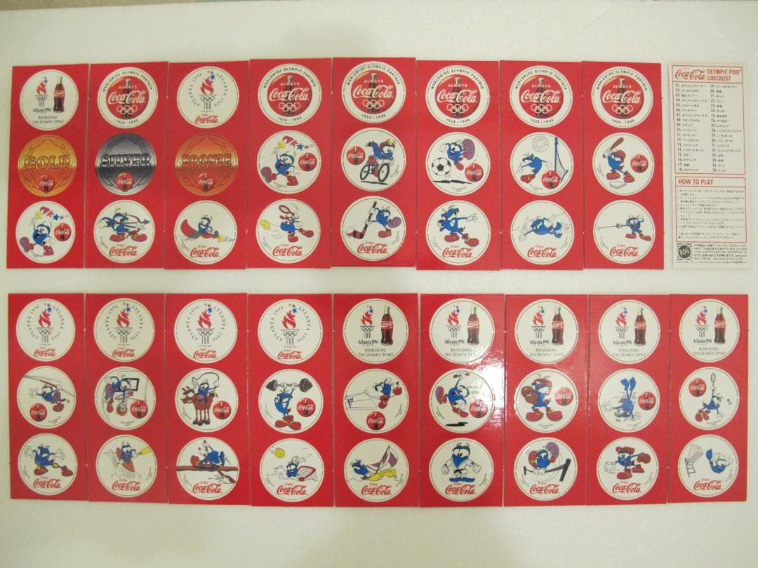 【コカ・コーラ】★非売品　1996年アトランタオリンピック ポグ　全36種類 2026年最新】Yahoo!オークション -アトランタオリンピック(ドリンク)の