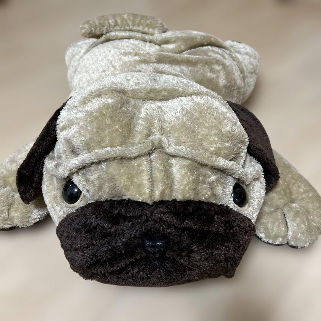 パグ　ぬいぐるみ ぬいぐるみ【プレミアムパピー<パグ ブラック>】をセットに追加