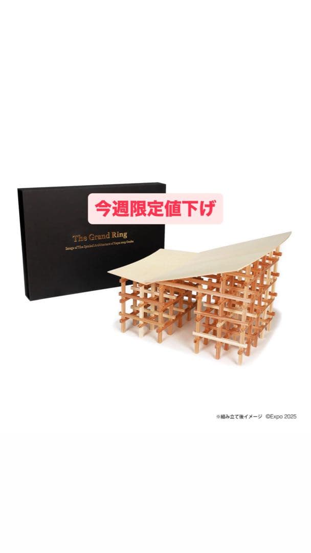 【今週限定価格】大屋根リング工作 The Grand Ring 木製工作キット 万博EXPO2025 The Grand Ring 木製工作キット大屋根リング - メルカリ