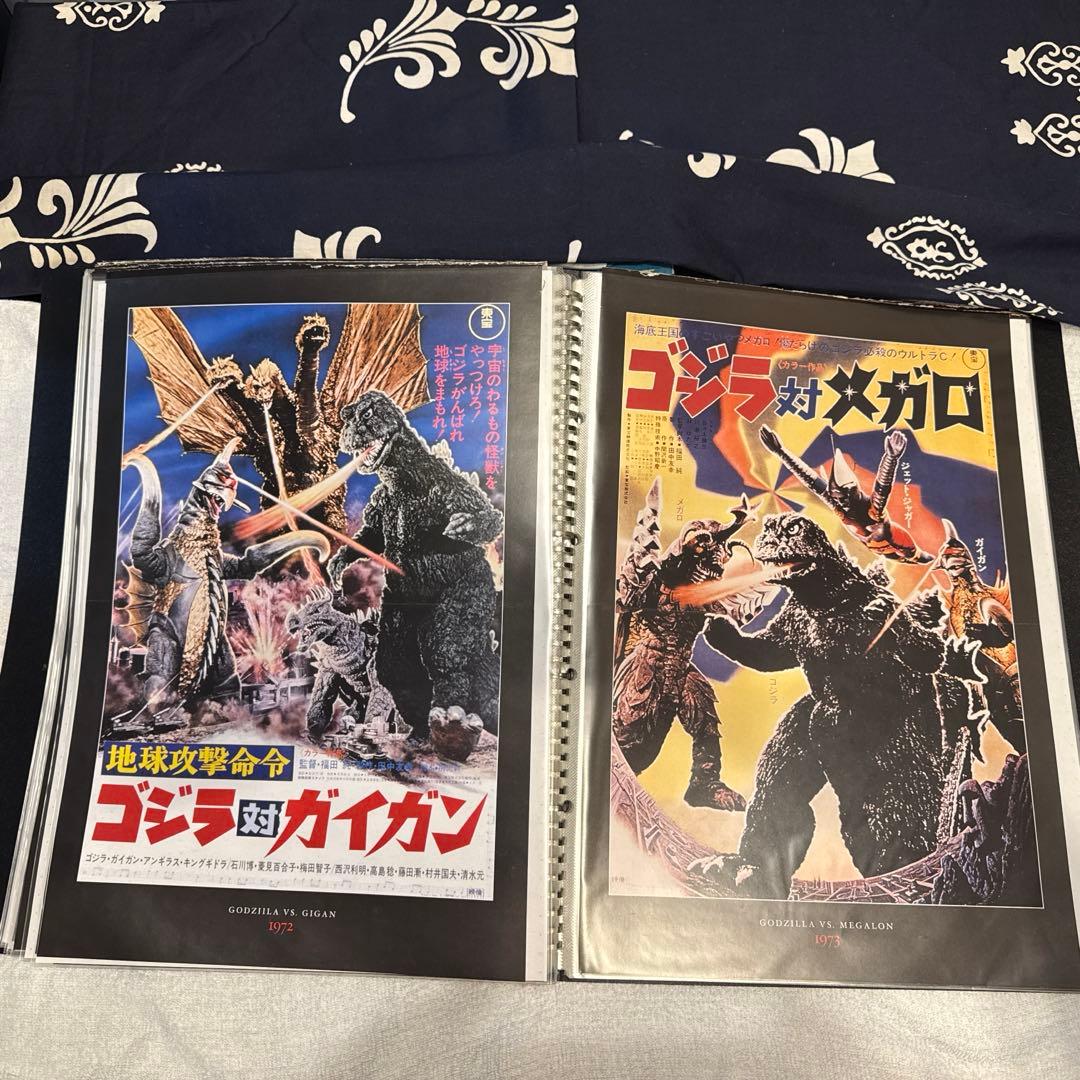 東宝特撮映画 55枚 A3サイズ デアゴスティーニ付録冊子ポスターセット