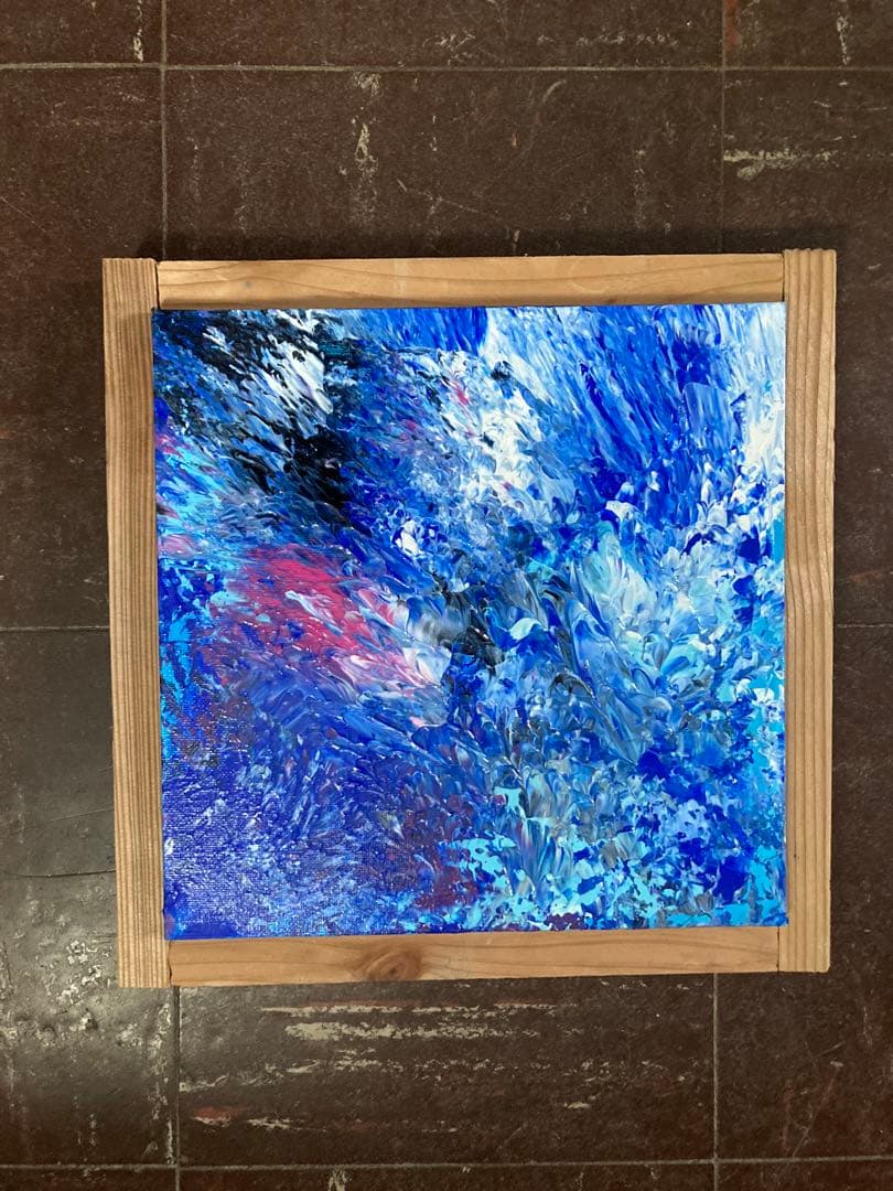 安里　猛　作品 安里 猛 作品 Asato Takeshi artwork. 72x50cm acrylic on canvas