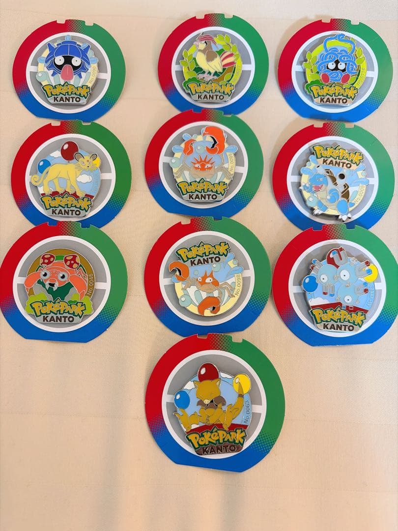 ポケパーク カントー ピンズ カメックス ケーシィ レアコイル