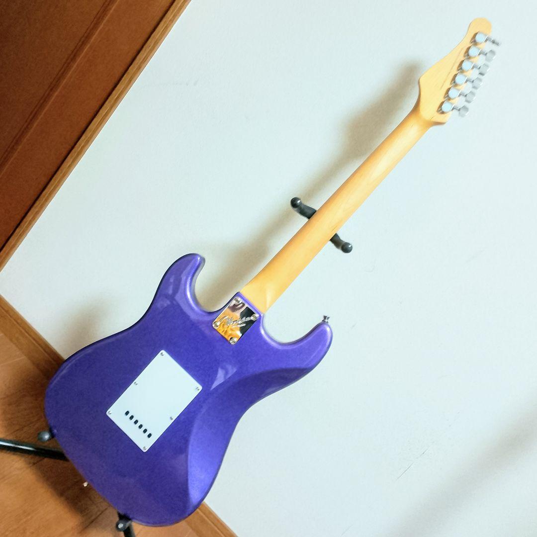 美品 Mavis ストラトキャスタータイプ エレキギター メタリック