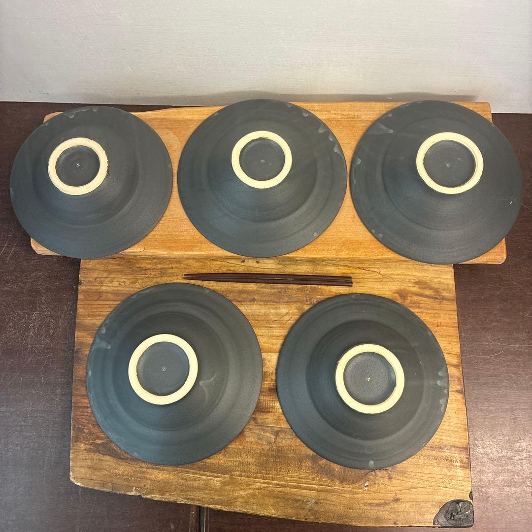 新品 陶器 陶芸作家 リム鉢5個 613 - メルカリ