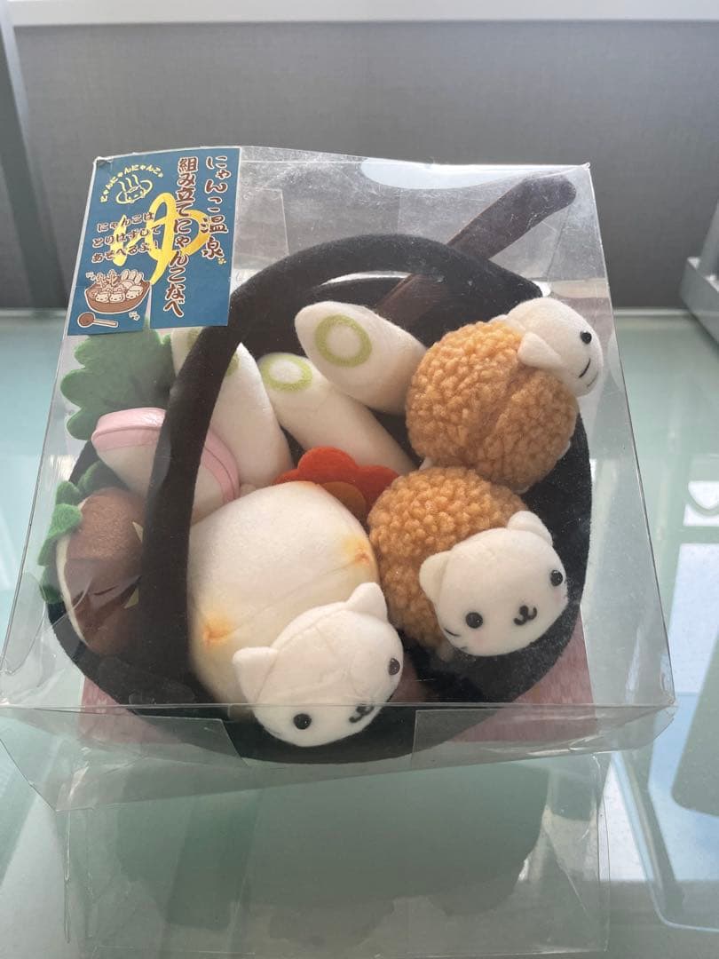にゃんにゃんにゃんこ にゃんこ温泉 組み立てにゃんこ鍋 ぬいぐるみ にゃんにゃんにゃんこ にゃんこ温泉まんじゅうセット ヌイグルミ