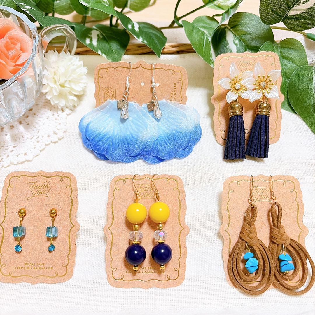 ピアスセットS ハンドメイドピアス - メルカリ