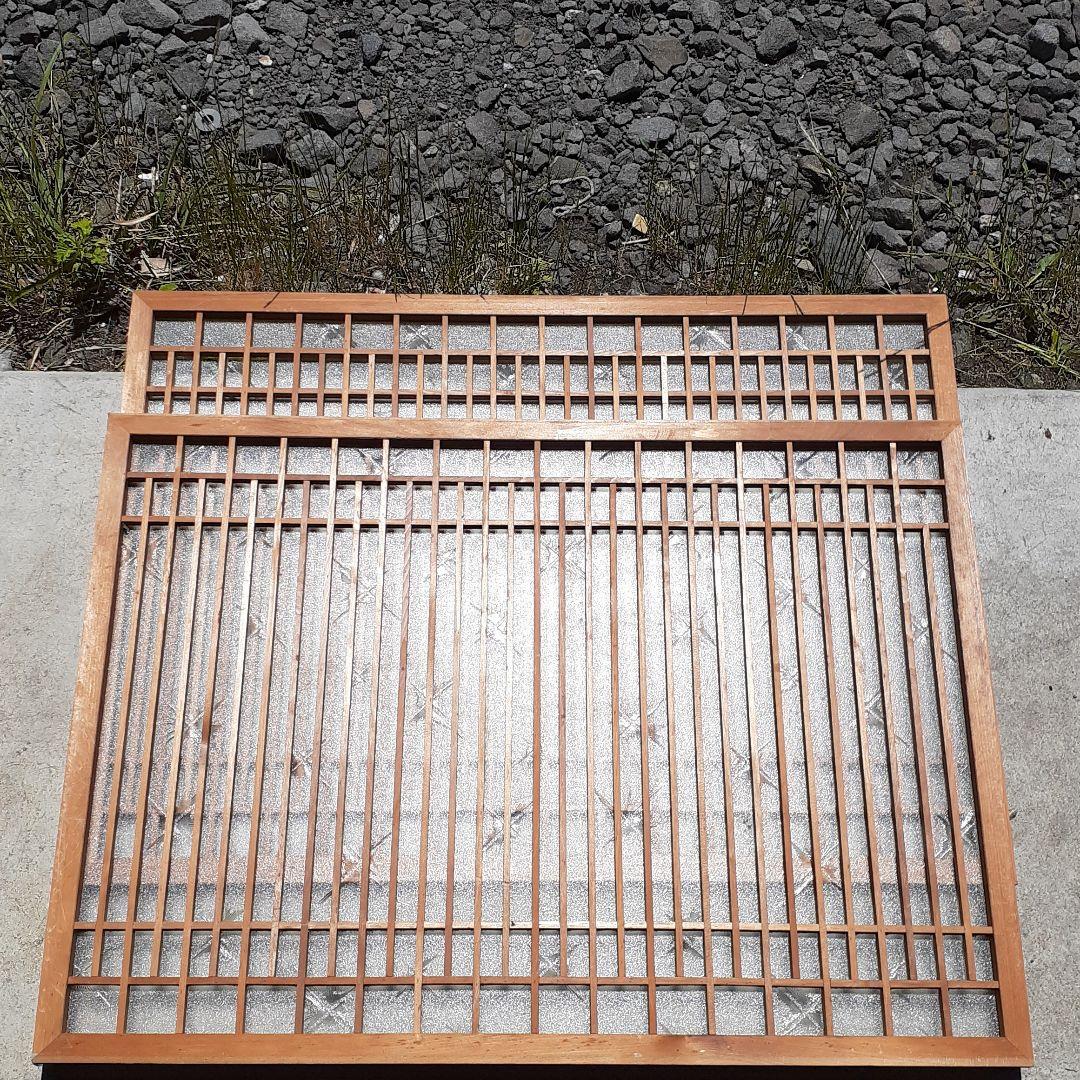 昭和レトロ 組子欄間 書院障子 建具 衝立 引戸 ガラス戸 リフォーム