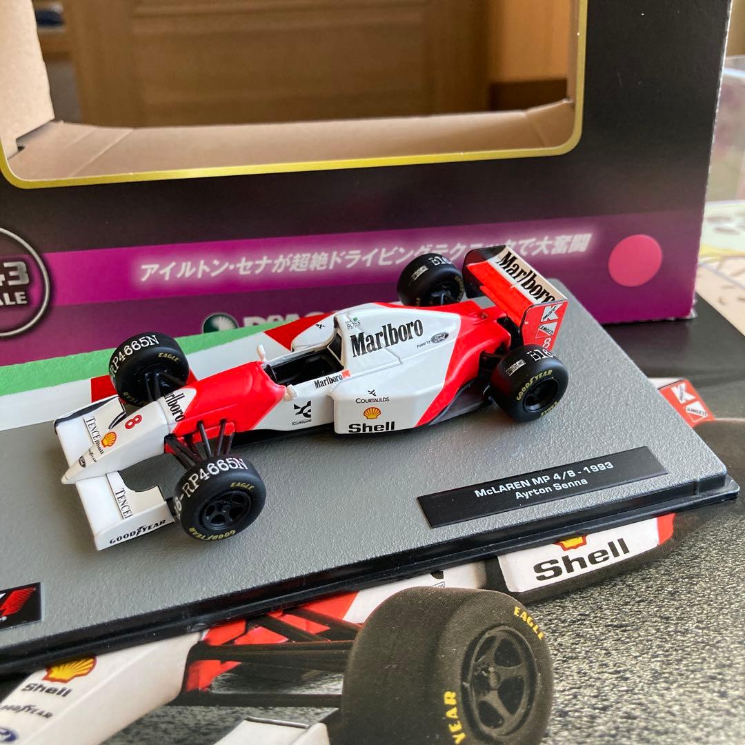 ミニカー Marlboro McLaren MP4/8 FORD HB D7 1993 1/43 ミニチャンプス 539934308 マクラーレン ホンダ MP4/8 鈴鹿 1993