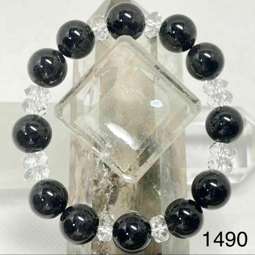 ブラックルチル パワーストーンブレスレット 内径約14.5cm - メルカリ