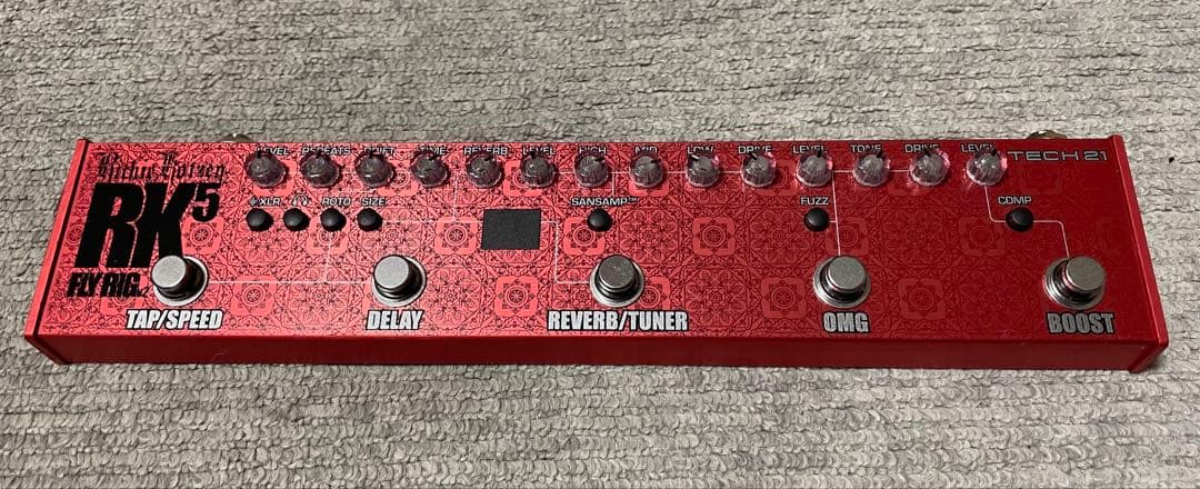 最終値下げ TECH21 RK5 flyrig V2 フライリグ　マルチ Tech 21 Richie Kotzen RK5 Fly Rig V2 Multieffect for electric guitar