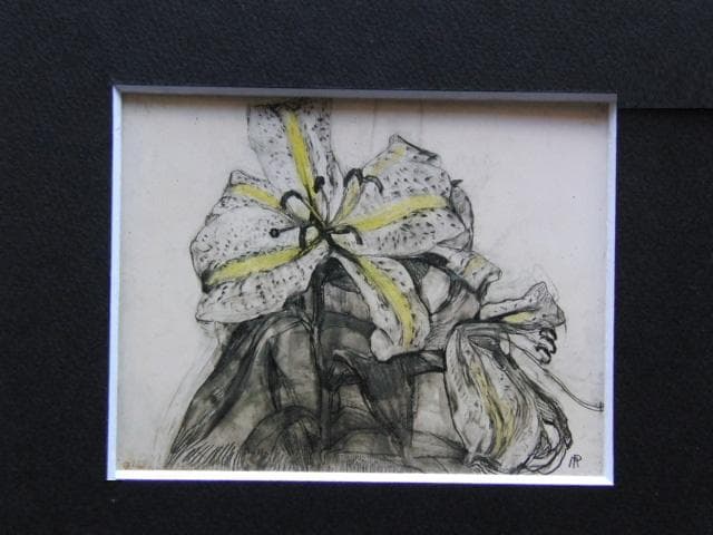 ピート・モンドリアン、『おにゆり』、希少な画集より、新品高級額・額装付 モンドリアンの史上最高額。40年ぶりに出品、71億円を記録｜美術手帖