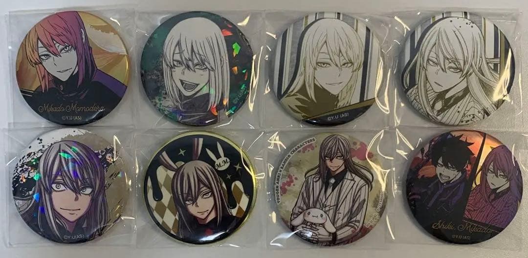 桃源暗鬼 桃寺神門 缶バッジ 8点まとめ売り 桃源暗鬼 トレーディング缶バッジコレクションvol.1（コンプリートBOX