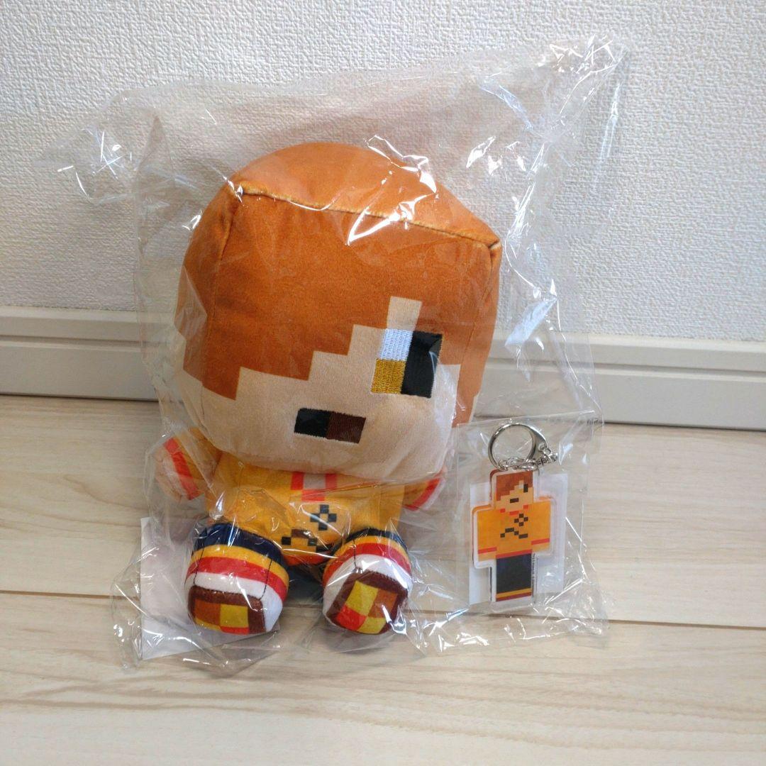 日常組マインクラフトぬいぐるみ(ぺいんと)+ぺいんとアクリル