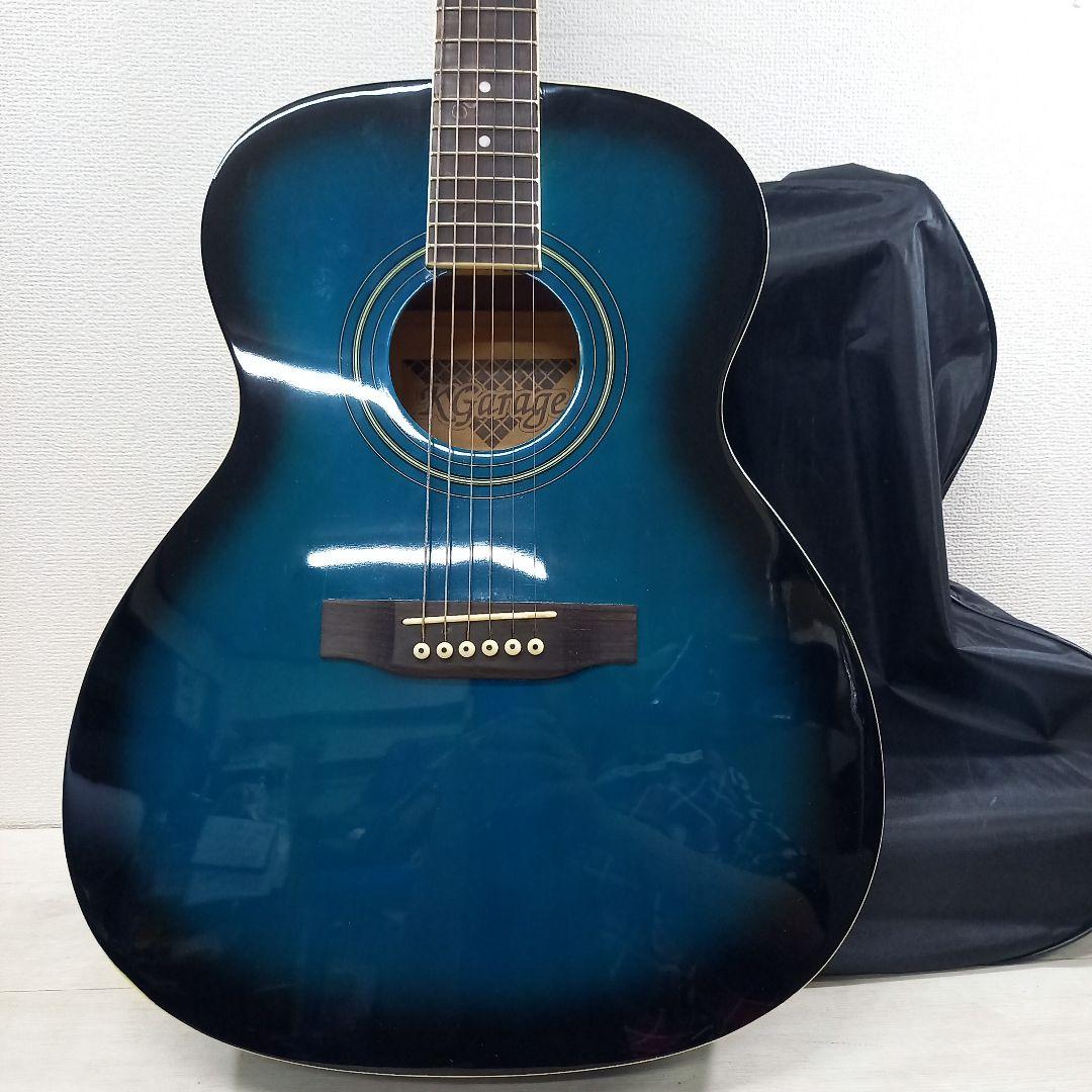 美品◎K-Garage アコースティックギター KF-150 ブルーバースト アコギ 初心者 K-Garage KF-150 VS 超入門 8点セット アコースティック
