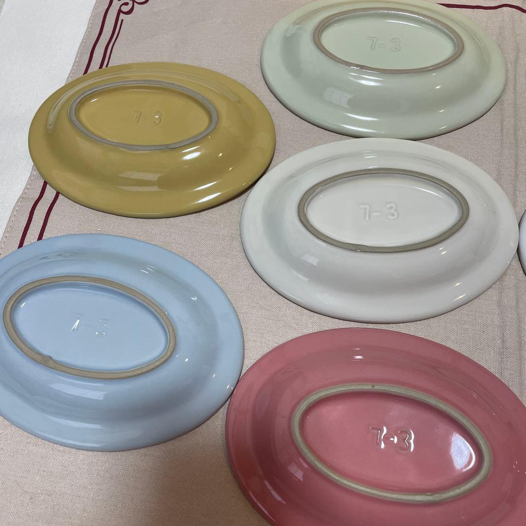 《新品》LE CREUSET ミニオーバルプレート 2箱 10枚