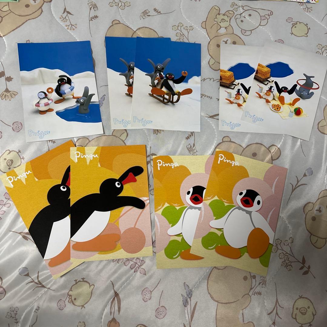 レア 平成レトロ ミスタードーナツ Pingu ピングー ポストカード 9枚