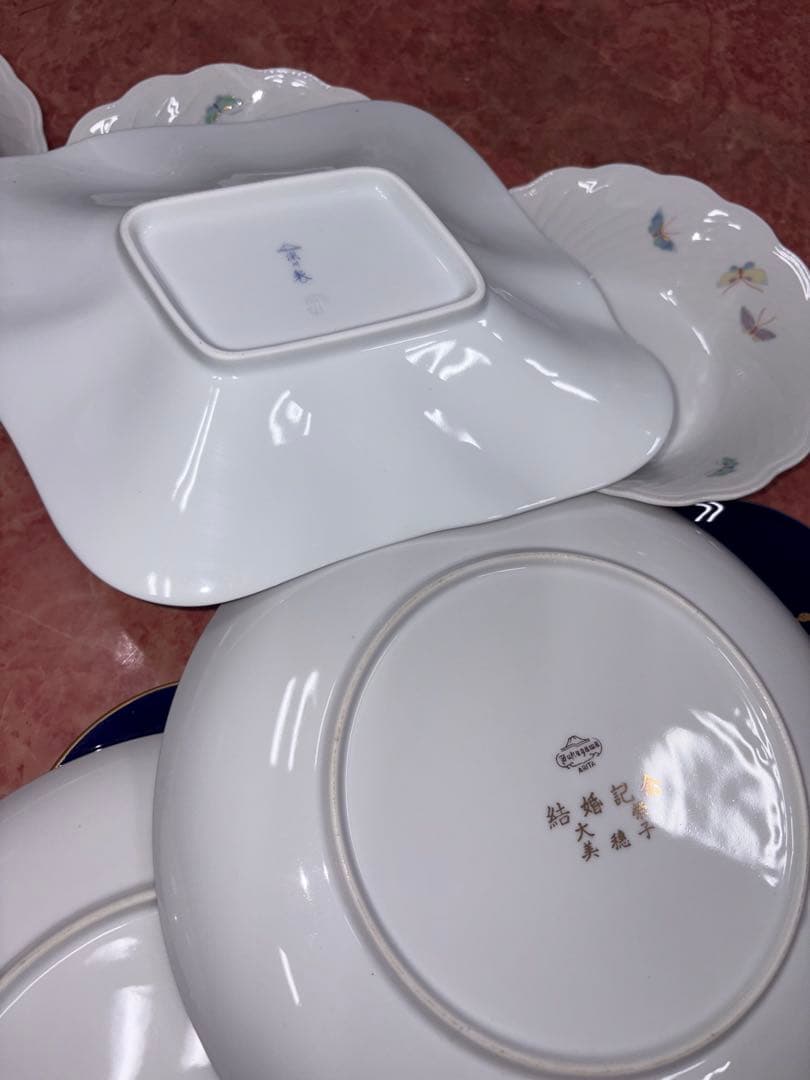 YP0206 深川製磁 食器まとめ売り 皿 小皿 中鉢 大皿 箸置き 有田焼