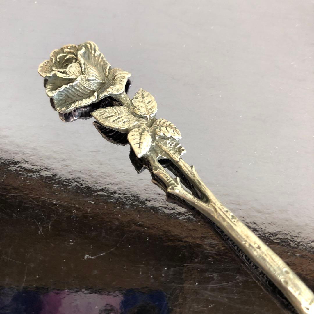 クリストフウィドマン ヒルデスハイムローズ スプーン6客 925シルバー