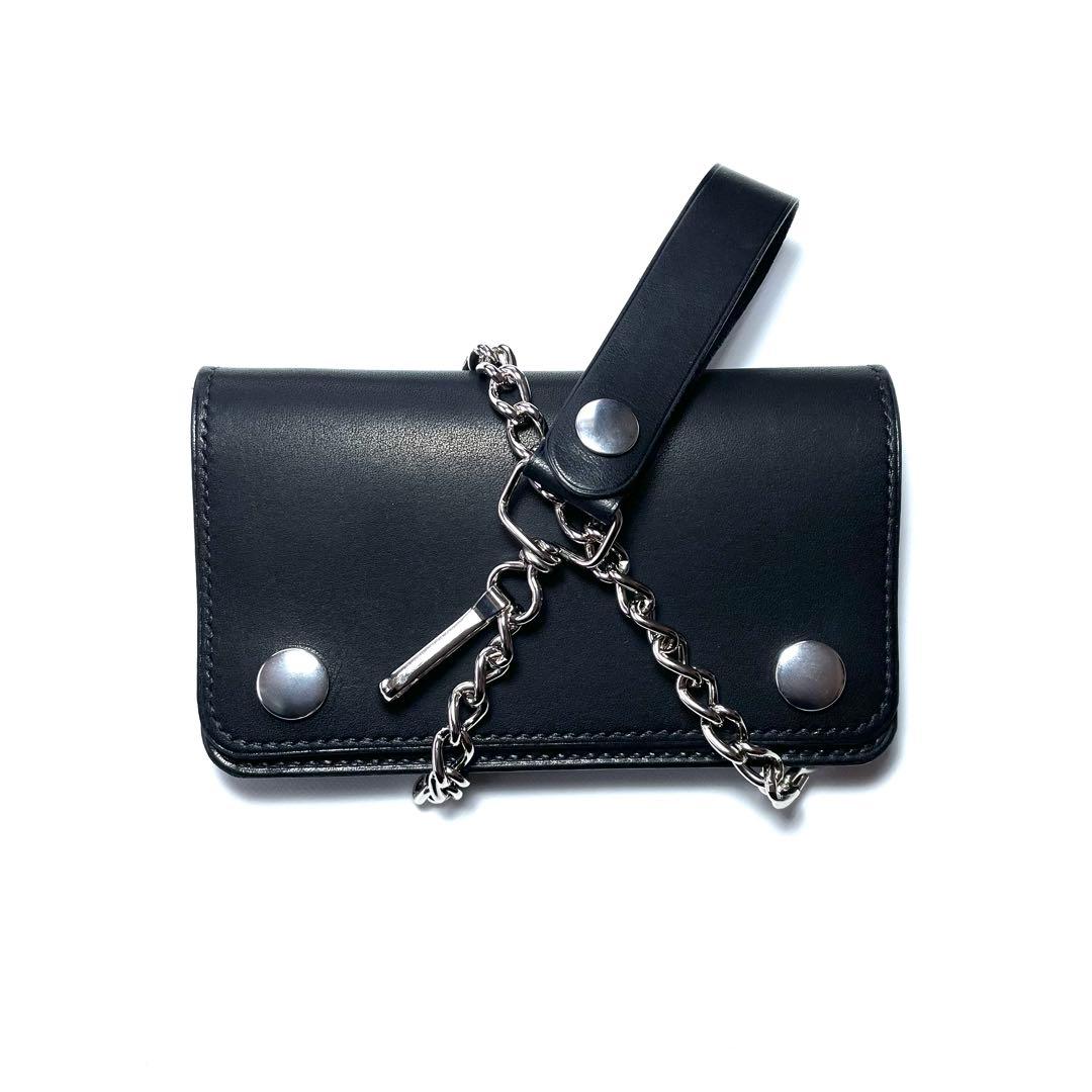 ミドルトラッカーウォレット フルクロム鞣し ステアハイド デッド