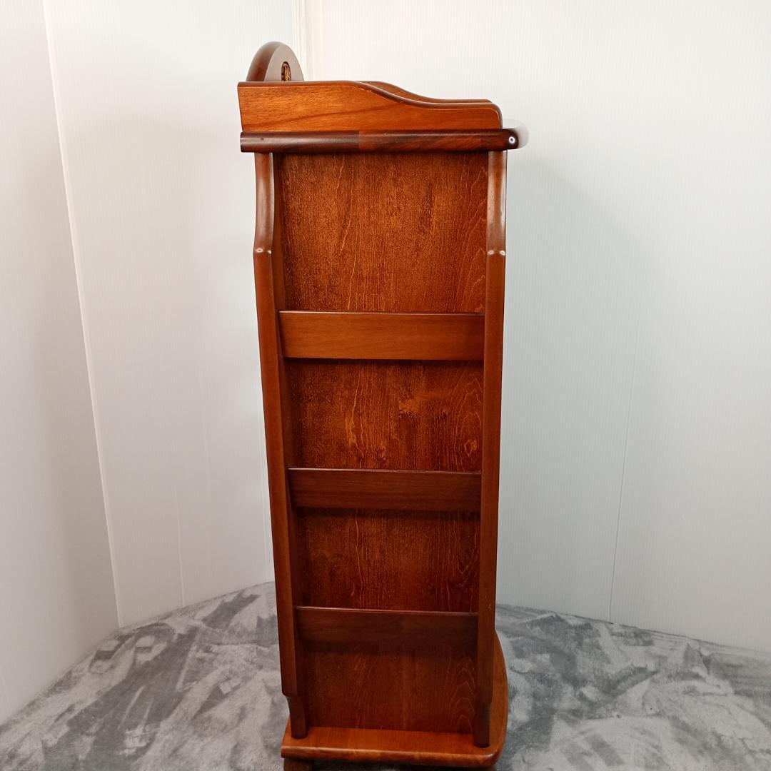 木製 スリッパラック ブラウン 玄関 スリッパ レトロ感あります