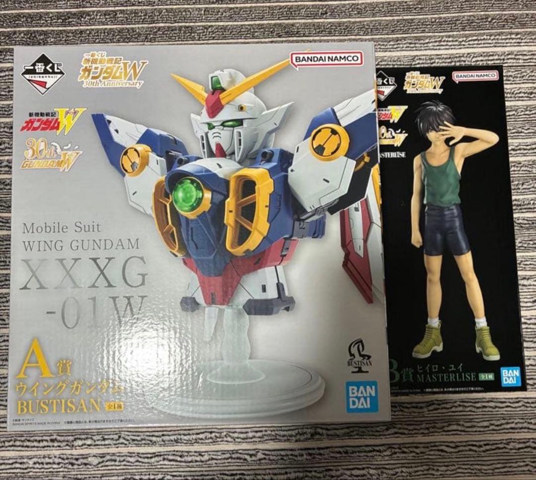 一番くじ 新機動戦記ガンダムW A賞 ウイングガンダム B賞 ヒイロ・ユイ