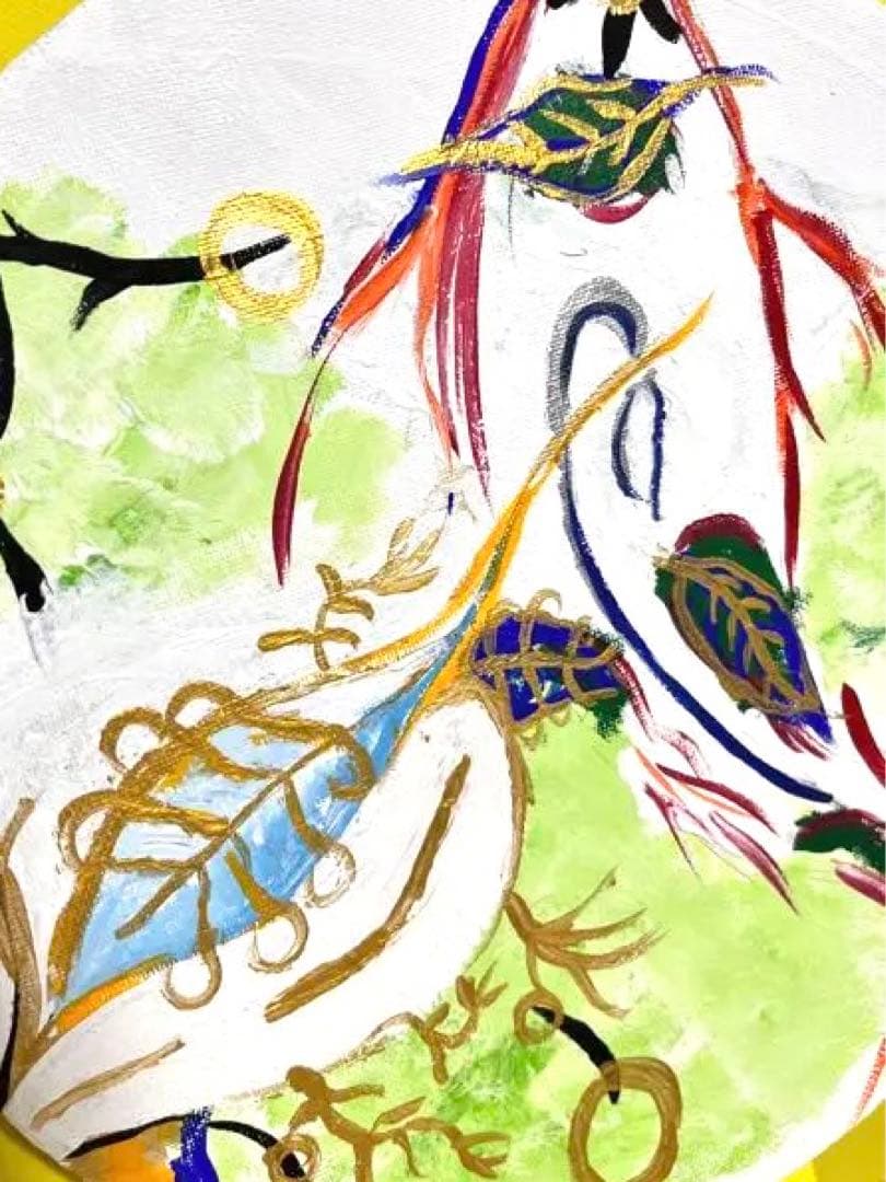 絵画　鯉 楽天市場】縁起画【昇り鯉・夫婦鯉】3サイズ：F8（61×49.5cm）F6（52