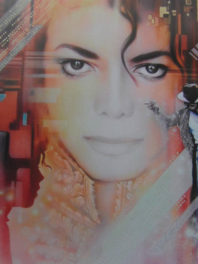 ネイト・ジョルジオ、【M.J.King of Pop】、希少な額装用画集より