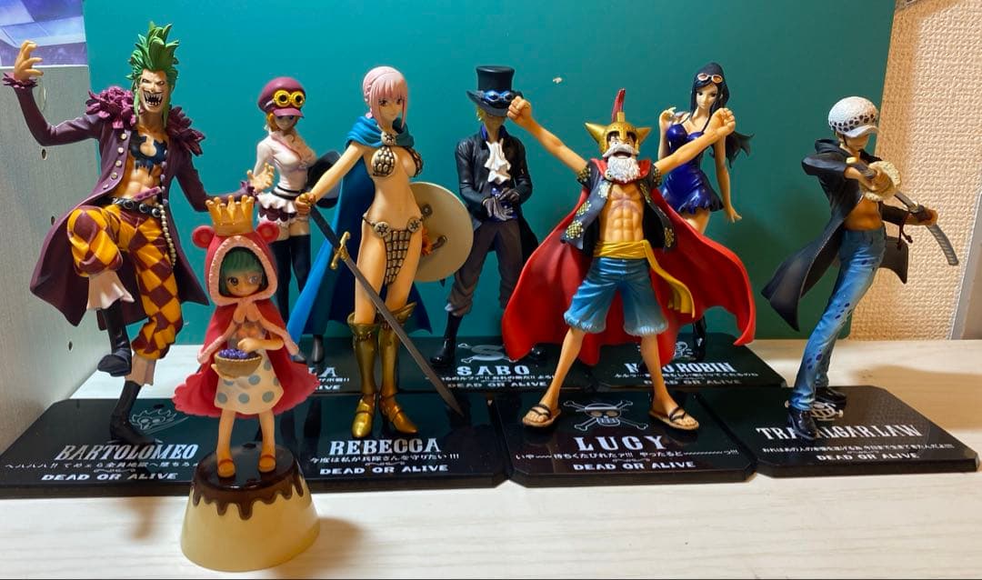 ワンピースフィギュア　ドレスローザセット ワンピースコレクション ドレスローザの秘密 12個セット (食玩