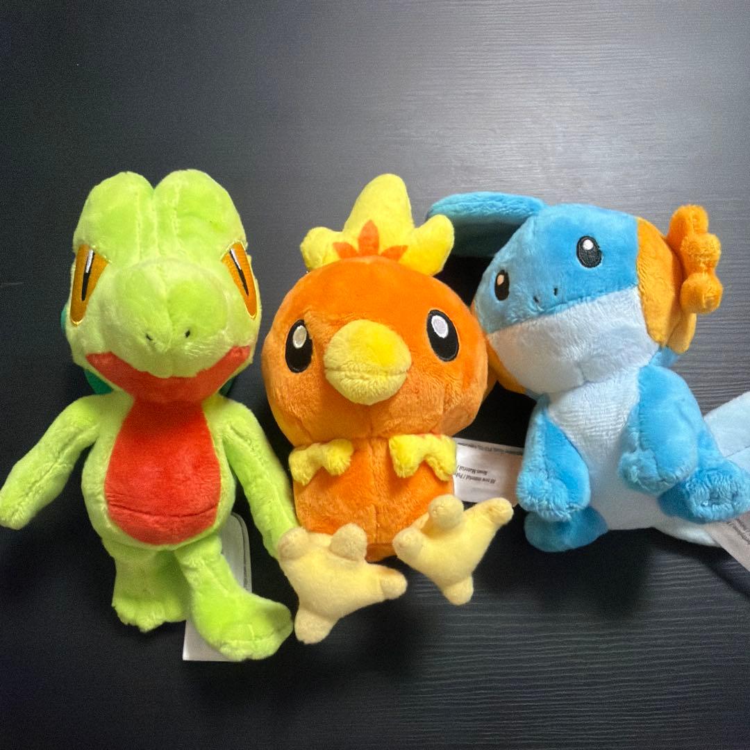 ポケモンfit ミズゴロウ アチャモ キモリ ぬいぐるみ - メルカリ