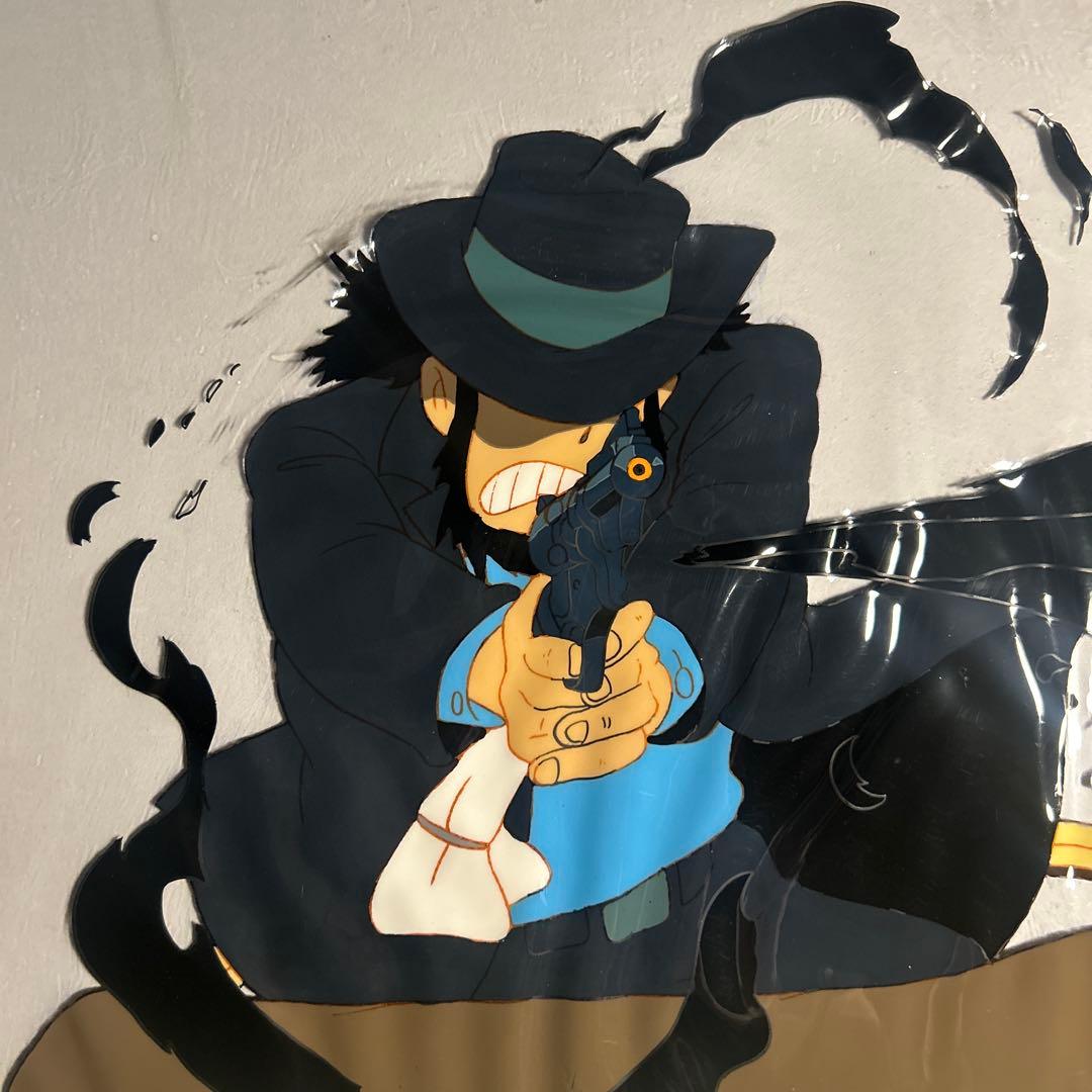 宮崎駿「ルパン三世　カリオストロの城」次元大介セル画 超レア 『当時物』カリオストロの城 次元大介 生写真 ルパン三世
