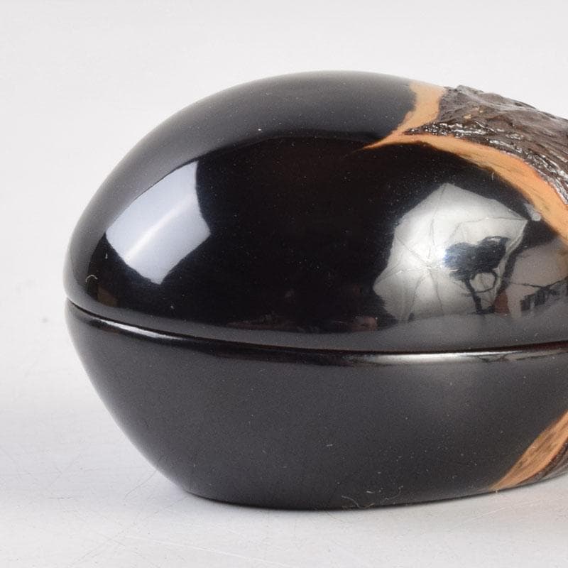 茶道具 乾漆 茄子香合 在銘 時代箱 V 9223 - メルカリ