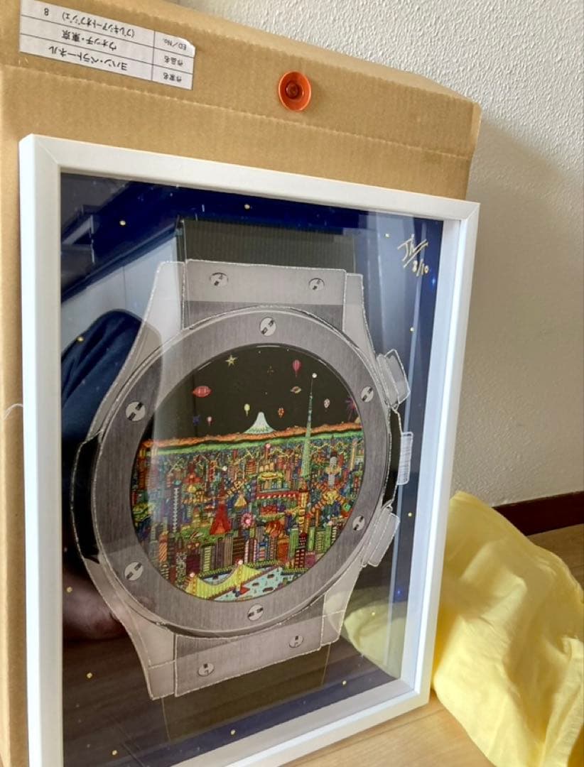 ヨハンペラトーネル 3D作品 Watch Tokyo プレキシアートオブジェ美品