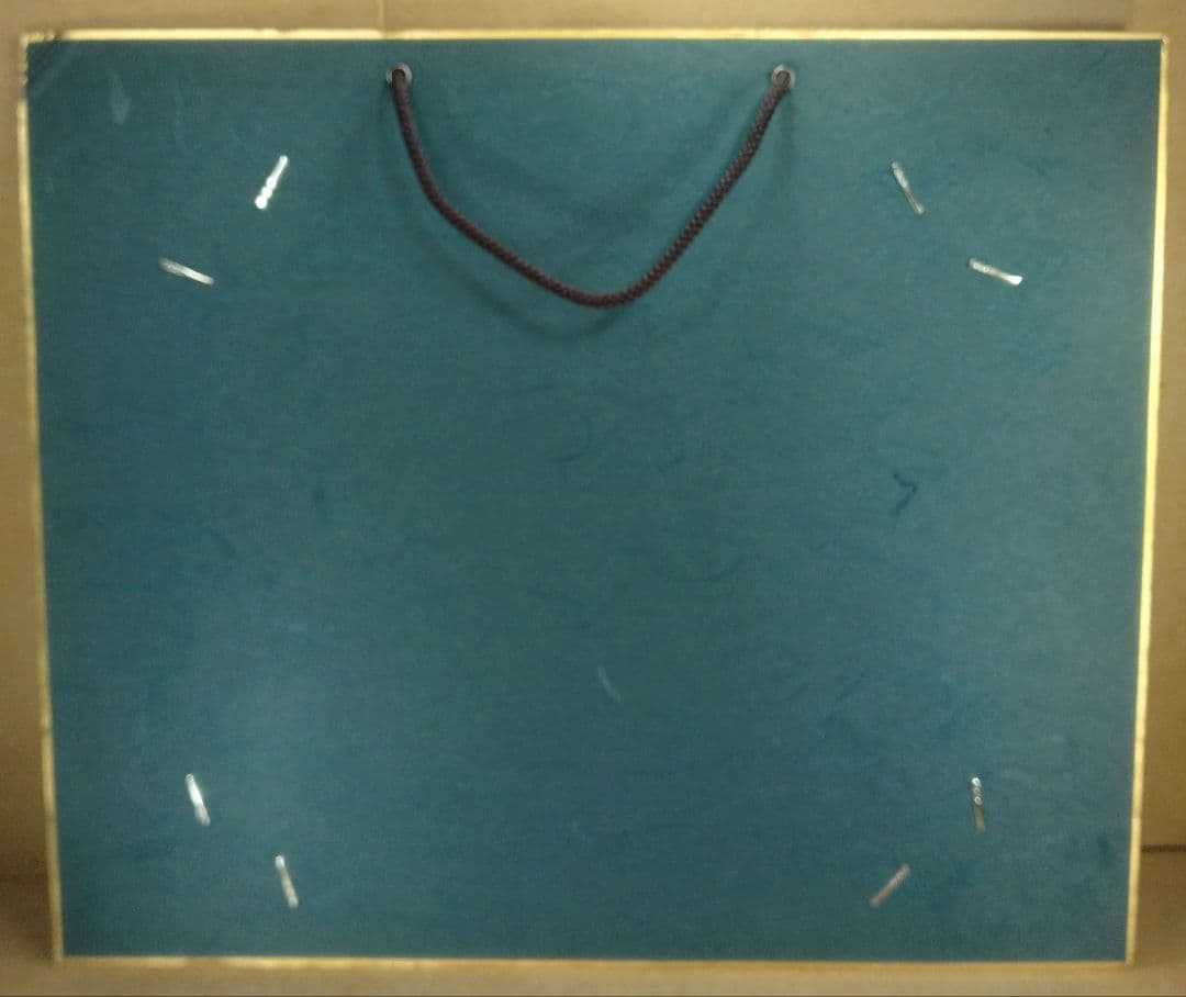 古作 棟方志功 河童圖 色紙掛 肉筆 倭絵色紙 リサイクルショップ掘出し