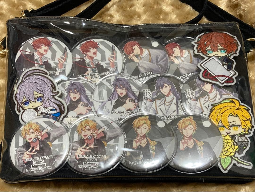 ヒプマイ 麻天狼 寂雷 一二三 独歩 シンジュク 痛バッグ 痛バ 缶バッジ