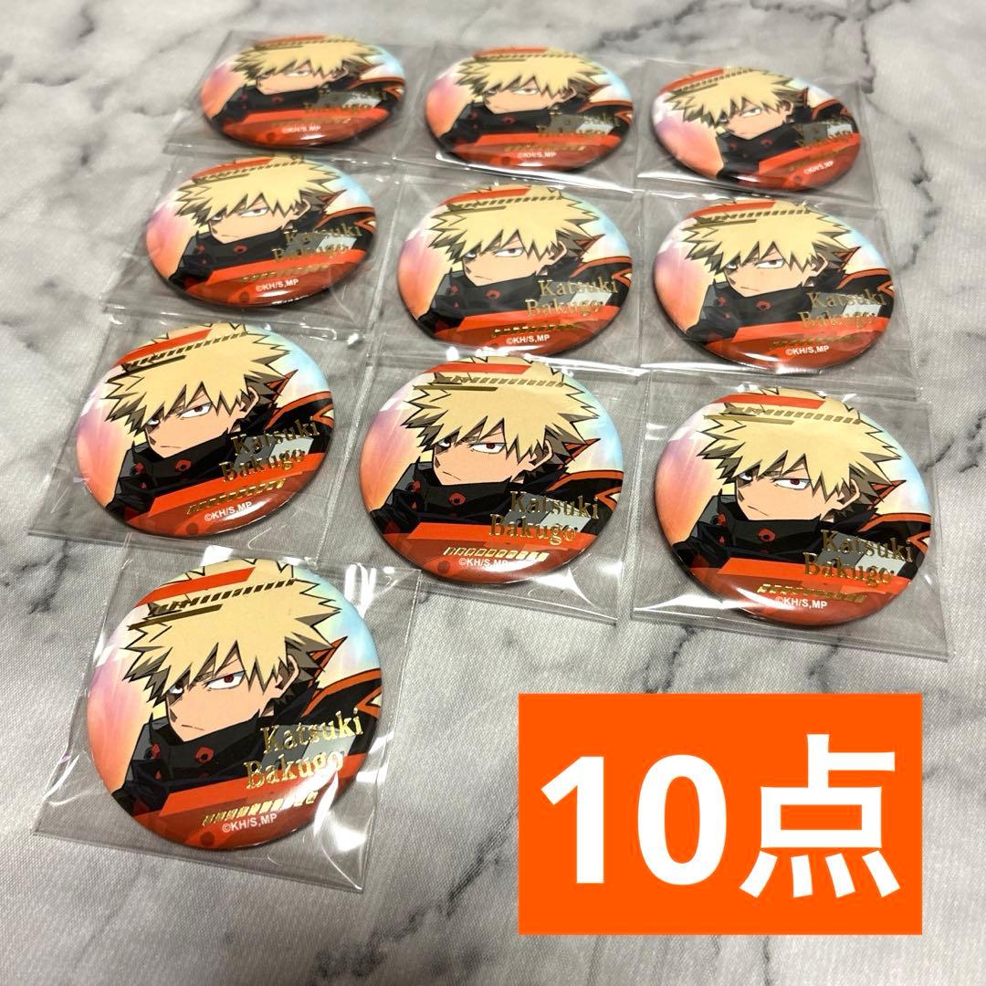 爆豪勝己 ヒロアカ 箔押し缶バッジ アニメ7期 ビジュアル かっちゃん 僕のヒーローアカデミア トレーディング缶バッジ 7期新ビジュアル【YTE