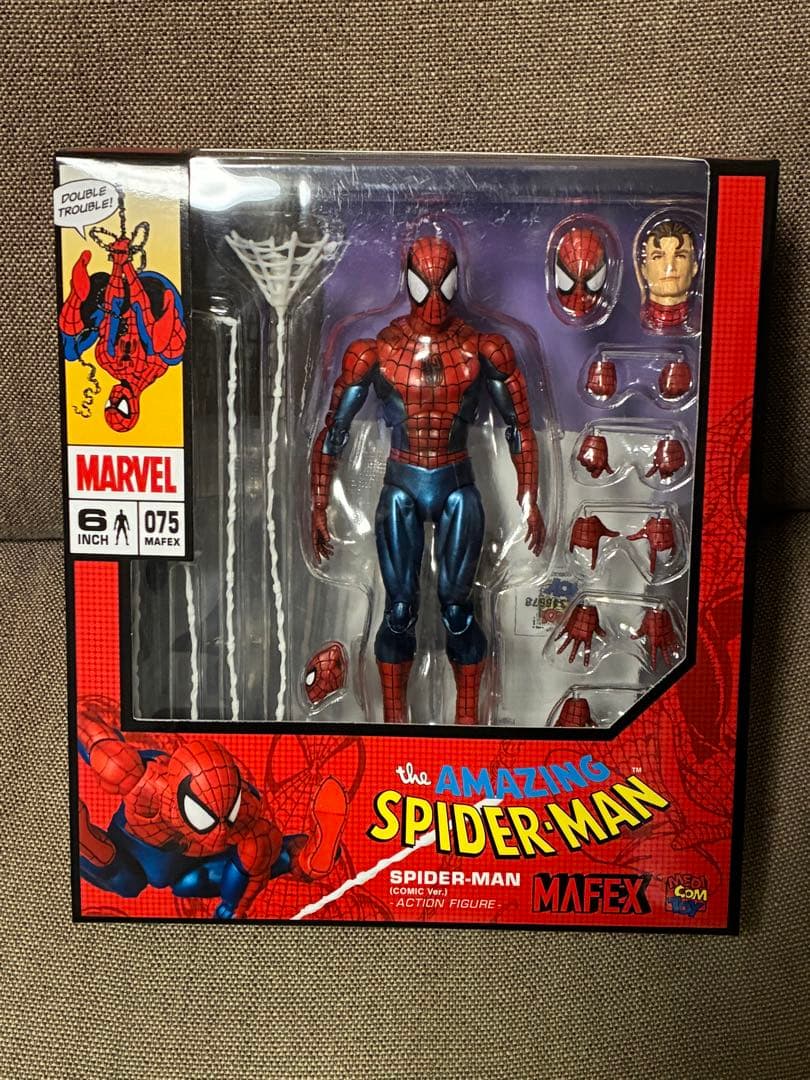 メディコムトイ　マフェックス No.75 スパイダーマン （コミック版）未開封 メディコムトイ マフェックス No.75 スパイダーマン （コミック版）未