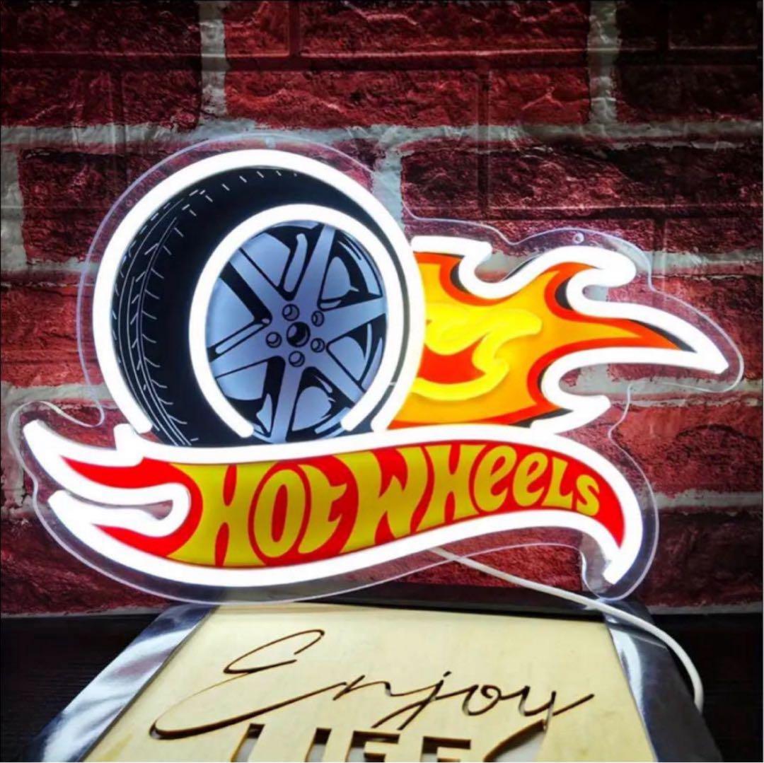 Hot Wheels ホットウィール ネオンサイン 看板 モータースポーツ 車 Hot Wheels ホットウィール ネオン 看板 | ネオン管 ・ ライト