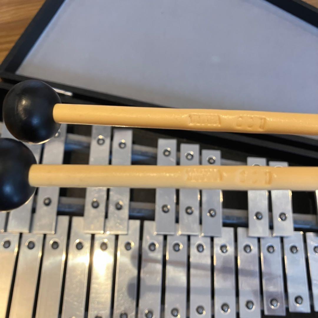 美品】グロッケン 鉄琴 32鍵 ケース付 SAITO 一体型 - メルカリ