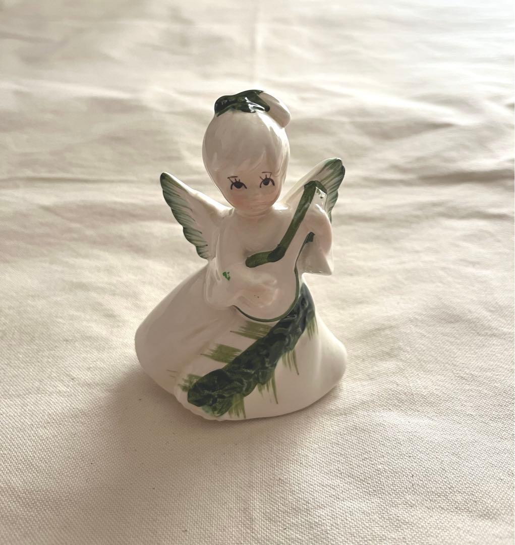 ヴィンテージ アメリカ 陶器製天使の置物 クリスマス - メルカリ