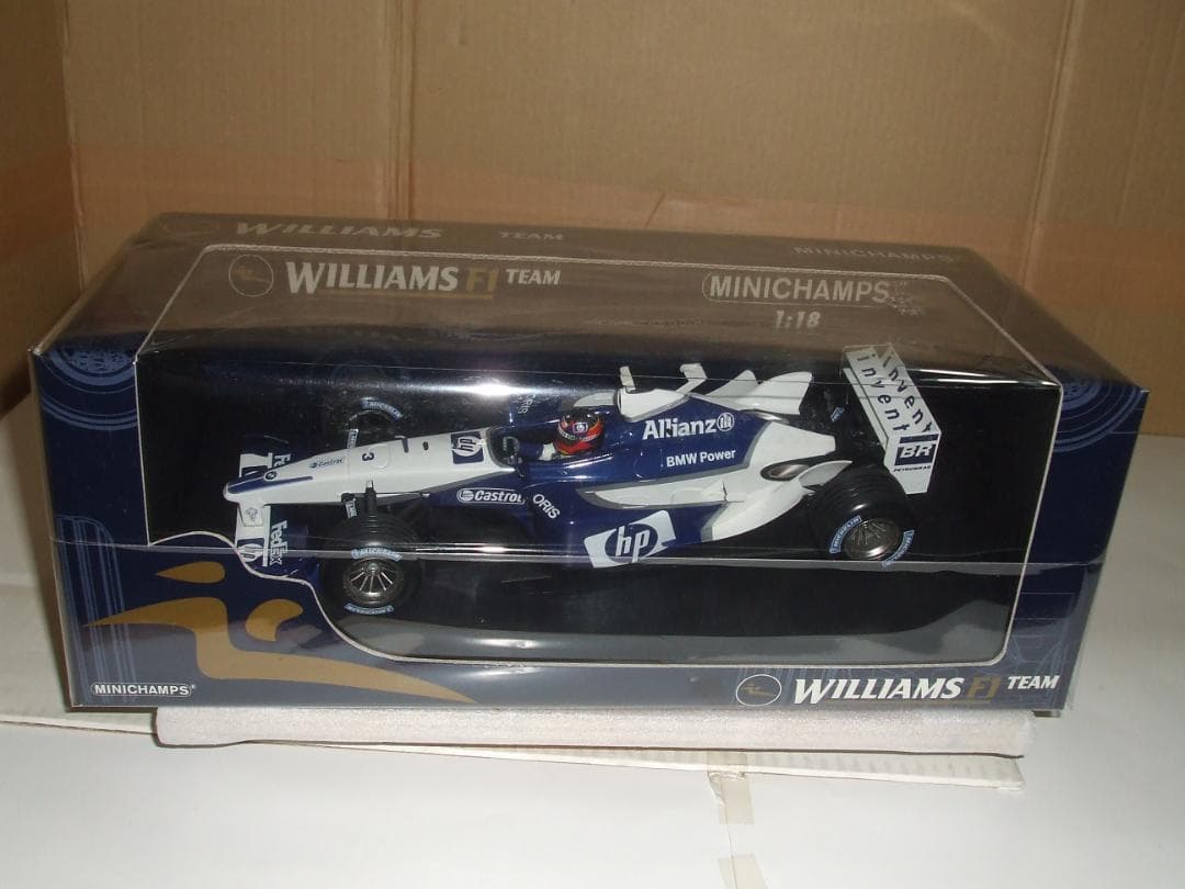 ウィリアムズ SHOWCAR 2003 モントーヤ ミニチャンプス 1／18