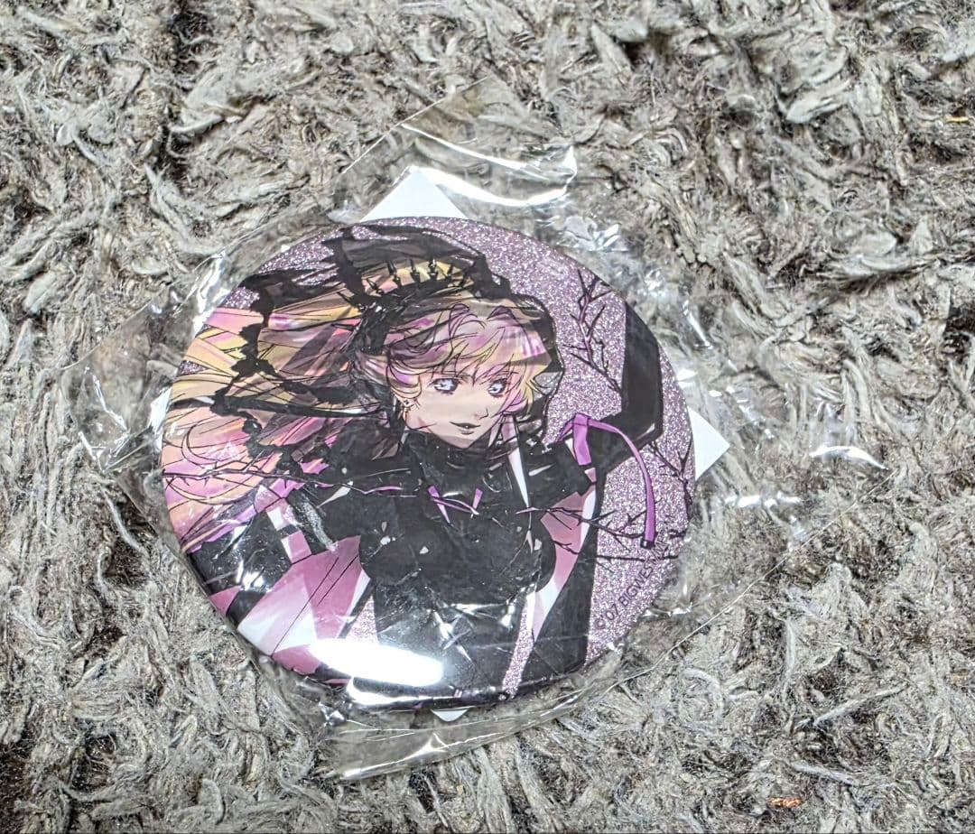 裏マクロス超時空フェスティバル B賞:グリッター缶バッジ 闇シェリル