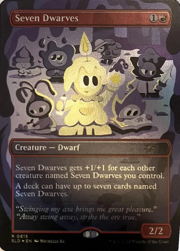 Seven Dwarves (0818) (Rainbow Foil) • Secret Lair Series (SLD) #818