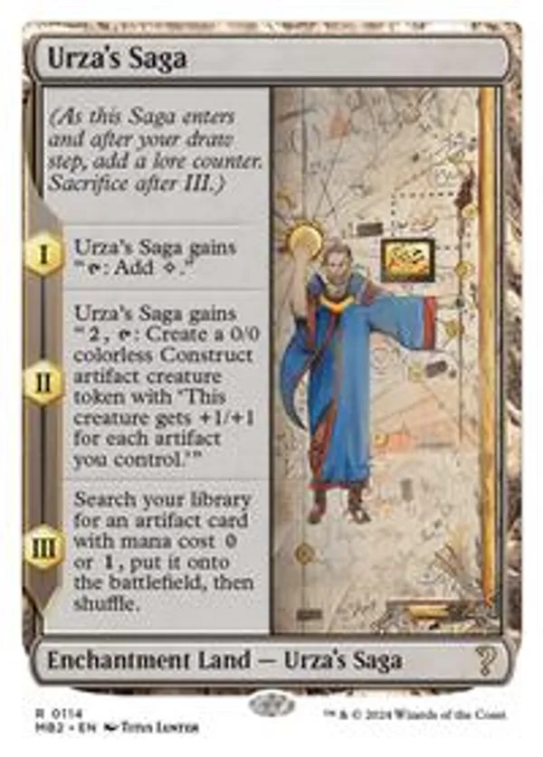 Urza's Saga (White Border) • Mystery Booster 2 (MB2) #114
